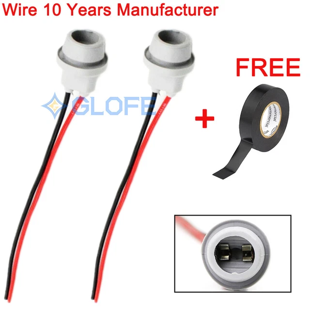 912 Universal Pigtail Wire Female Socket Harness Interior Cargo Trunk Adapter OE