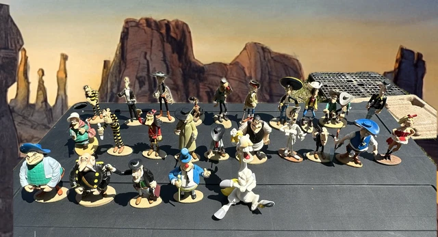 Figurines Lucky Luke Et Rantanplan - Édition Atlas 2009, état D'occasion