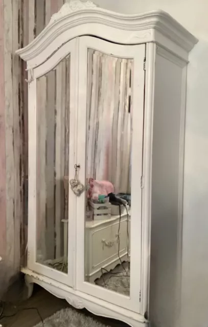 Armoire Wardrobe French Shabby Chic Style