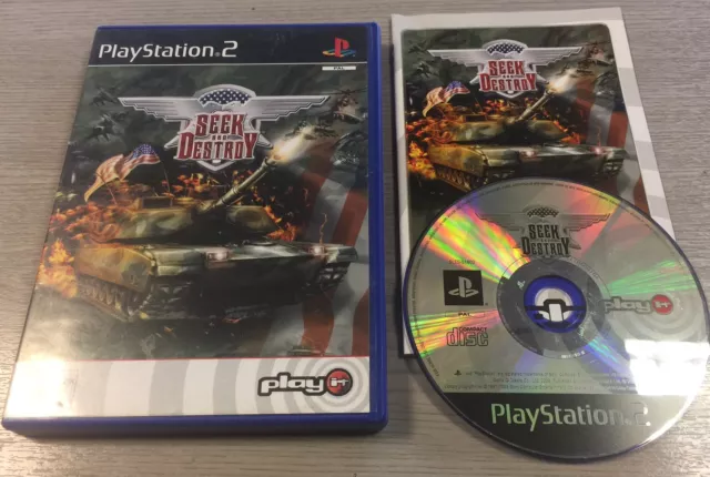 Seek And Destroy For Sony Playstation 2, PS2, Complete With Manual