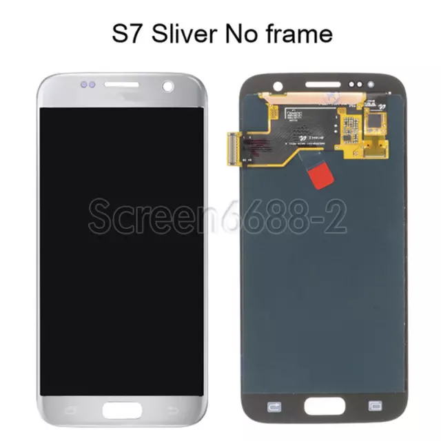 Für Samsung Galaxy S7 SM-G930F LCD Display Touchscreen Bildschirm Silber W/ Tool