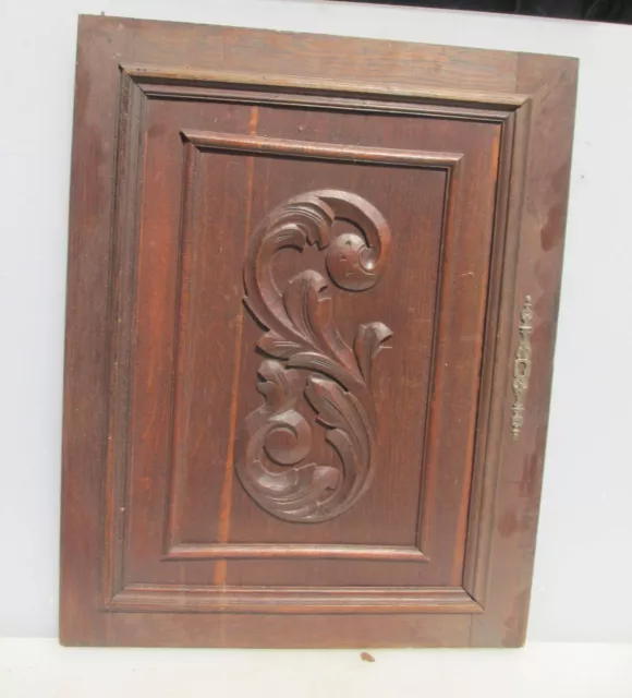 Antique Wooden Panel Door Antique Old Wood Cupboard Cabinet Old Rococo Nouveau