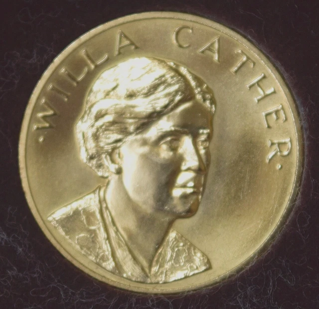 1981 GOLD Willa Cather Commemorative  1/2 oz Gold Coin in original box Gift idea