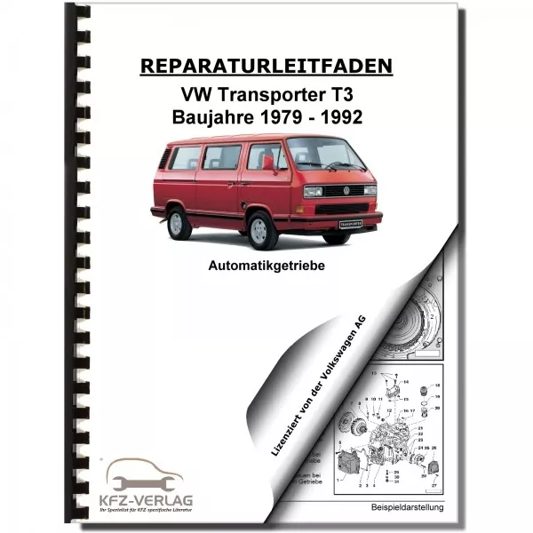 VW Transporter Bus T3 (79-92) 3 Gang Automatikgetriebe 090 Werkstatthandbuch