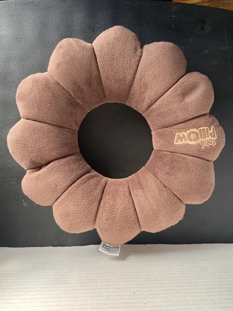 Total Pillow Neck Back Head Cushion Release Pressure Brown used