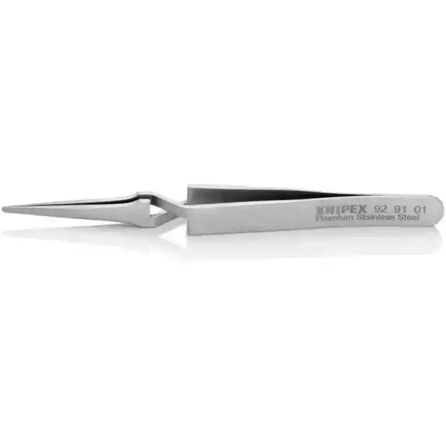 92 91 01 Premium Stainless Steel Gripping Tweezers-Replaceable Tips, 4-3/4"