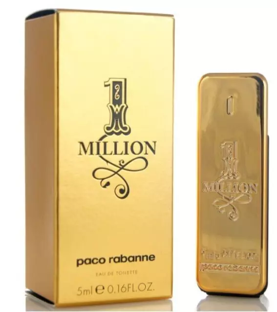 Paco Rabanne 1 Million 5ml EdT  Herren Eau De Toilette 5 ml Parfuem Miniatur