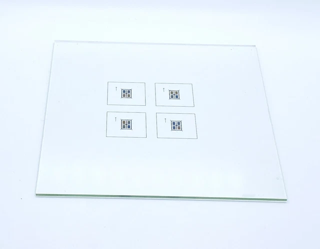 Optical glass cross target submaster  ccd300 310-9507-05