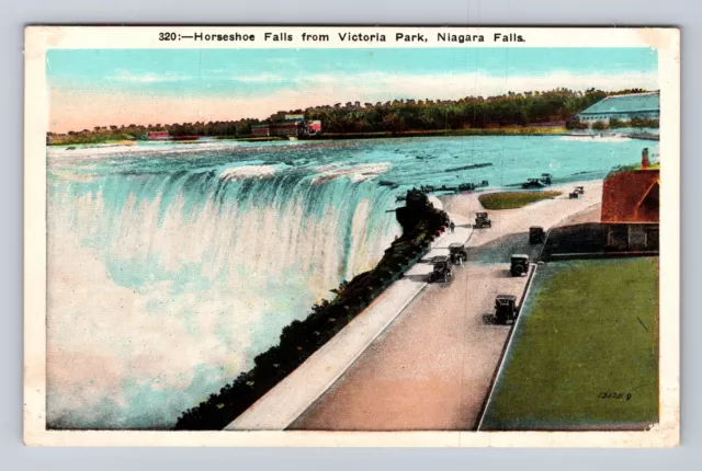 Niagara Falls NY-New York, Horseshoe Falls, Victoria Park,  Vintage Postcard