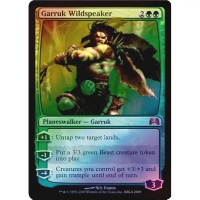 FOIL Garruk Wildspeaker ~ Duels of the Planeswalkers [ Excellent ] [ Magic MTG ]