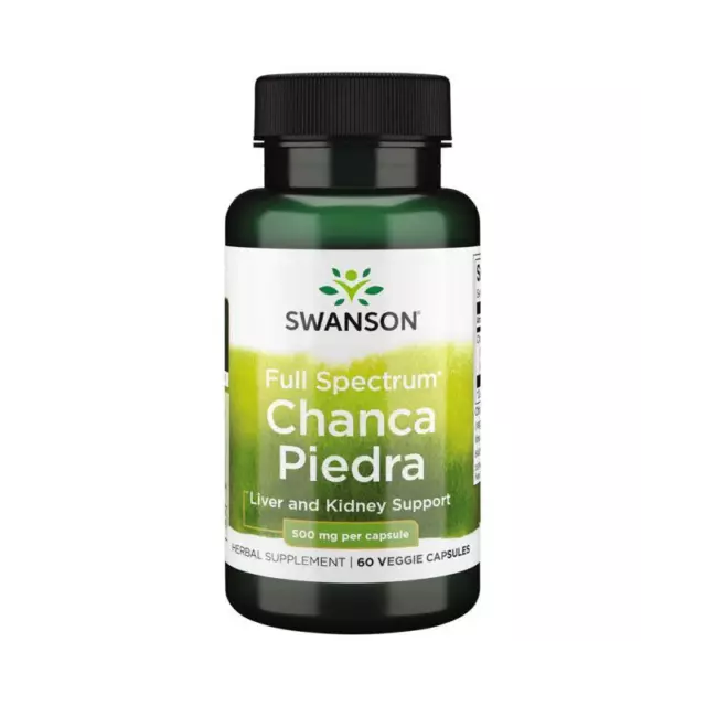 Swanson Full Spectrum Chanca Piedra 500 mg, 60 capsules