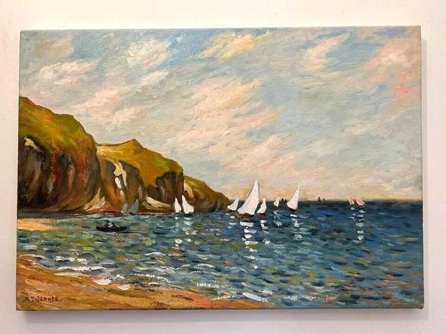olio su tela cm 35x50 firmato Di Grande +certificato