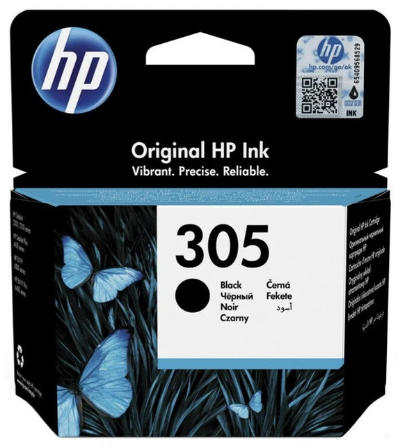 Cartuccia Originale Hp305 3Ym61Ae Nero Black Hp305Bk Ufficiale Hp