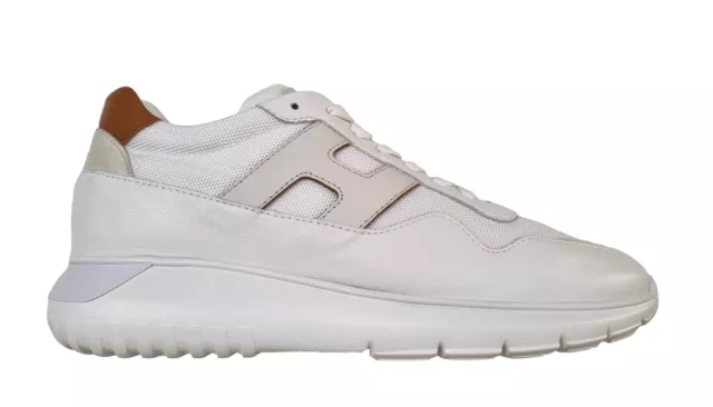 Hogan scarpe uomo sneaker interactive3 allacciato HXM3710EG30T4F0L2W bianco