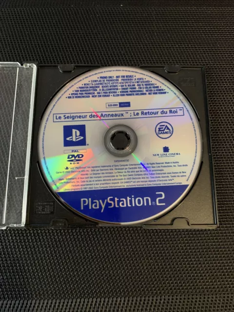 Jeu PS2 Le Seigneur Des Anneaux Le Retour du Roi Version PROMO FR