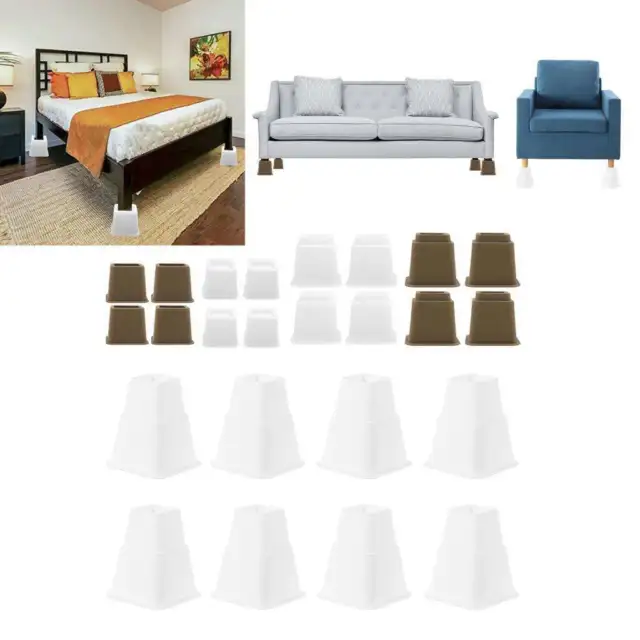 4 pezzi / set Collezioni di mobili per divani Sedia da letto quadrata Booster
