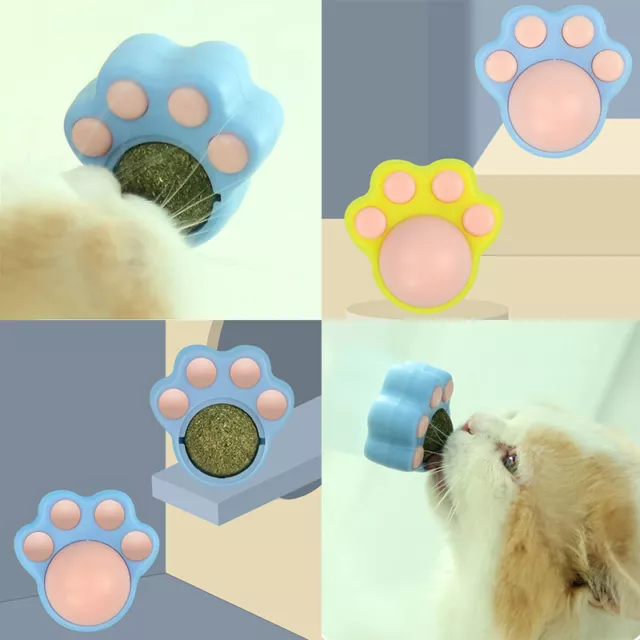 Jouets De Friandises Pour Chat Rotatifs Avec Boule De Léchage De Collation À R