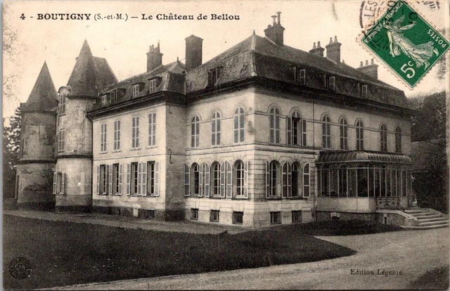 *40306 cpa Boutigny - le château de Bellou