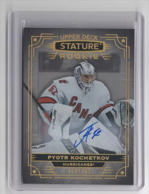 2022-23 Upper Deck Stature Rookie Auto Pyotr Kochetkov Rookie Auto 170/199 #122