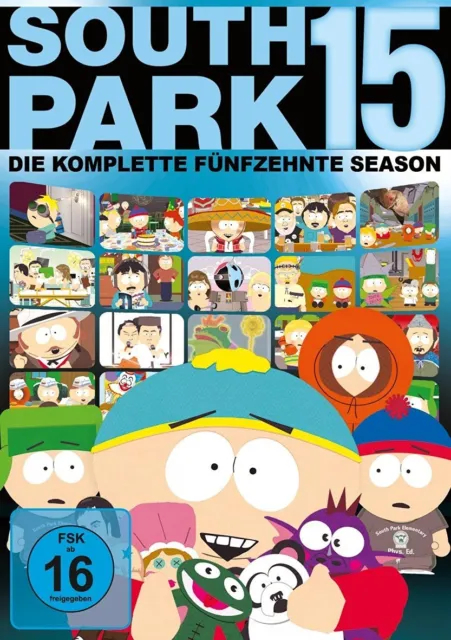 South Park - Season 15 Amaray  3 Dvd Neu  Eric Stough/+