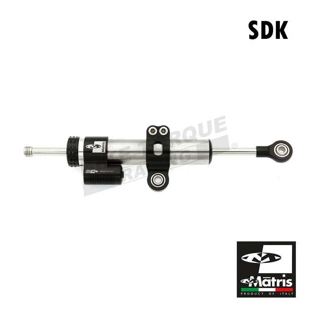 Matris SDK ammortizzatore sterzo montaggio anteriore per adattarsi a Triumph Street Triple 765R 2023