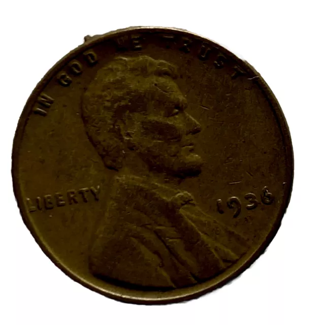 1936 P Lincoln Wheat Cent (DOUBLED DIE OBVERSE) Strong DDO