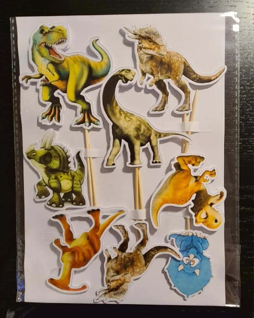 JURASSIC PARK DINOSAUR Birthday Cake Topper And Cake Toppers Party