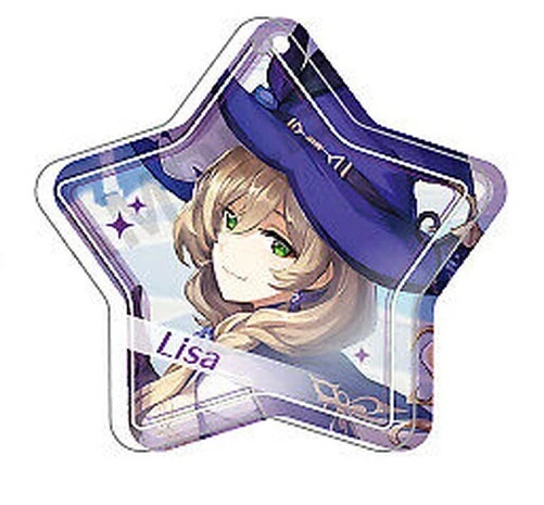Genshin Impact Jewel Acrylic Strap Pendant: Lisa New