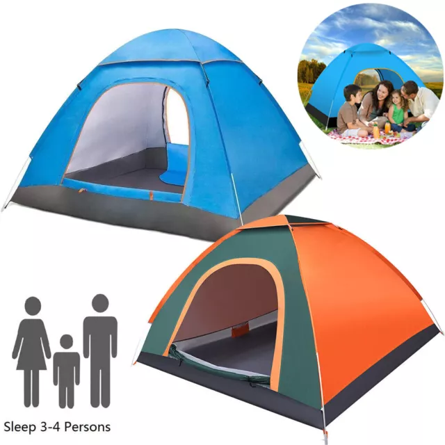 2-3 Person Instant Automatic Pop Up Portable Tent Camping Beach Outdoor Shelter