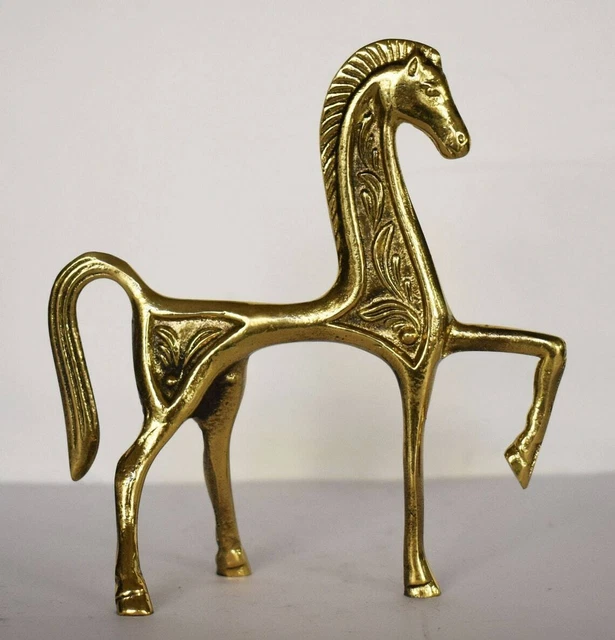 Statue Cheval Avec Lingot En Résine - Symbole Richesse Et Réussite, Décoration Maison Et Bureau - 8