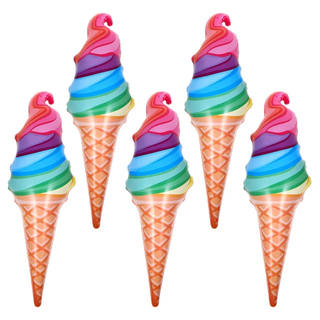 3 Stück Aufblasbare Bananen 60cm - Lustiges Pool-Spielzeug & Hawaii-Party-Deko