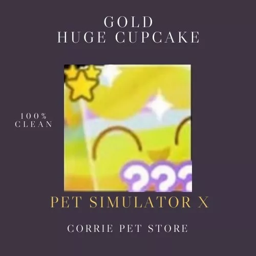 Huge Cupcake ▪️UNTRANSFERRED▪️ PSX Pet Simulator X ✨100% CLEAN + 10 BILL💎