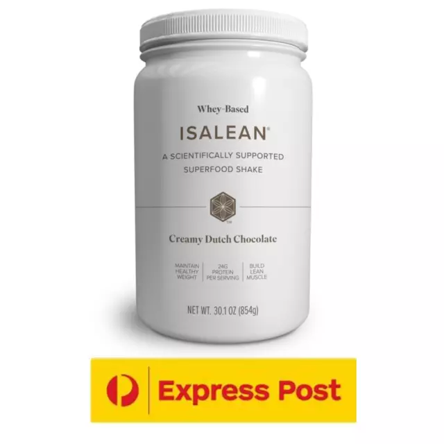 SALE ISAGENIX IsaLean Chocolate Protein Shake Meal Replacement EXP 08/2024