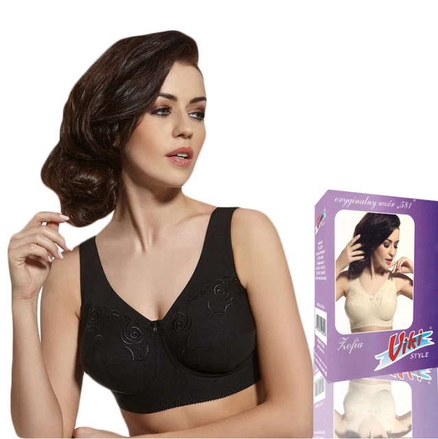 BH Gro&szlig;e Gr&ouml;&szlig;en VIKI 582 Damen-BH: Push-Up Mit Breiten Tr&auml;gern In