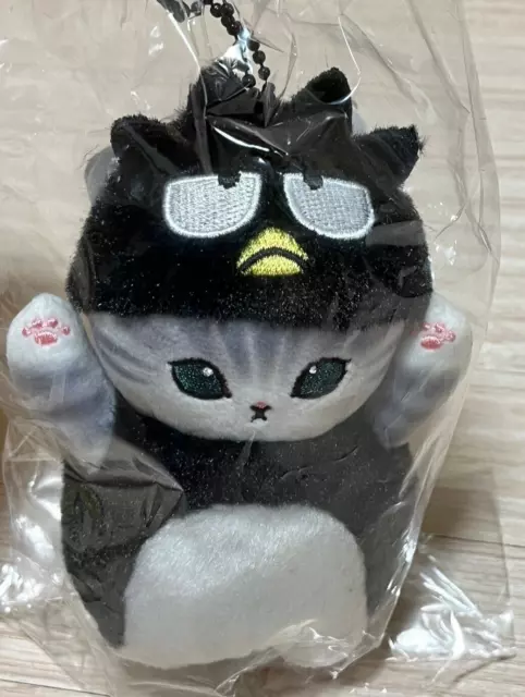 mofusand x Sanrio Characters Bad Badtz-Maru Mini Mascot Plush Doll Japan FedEx