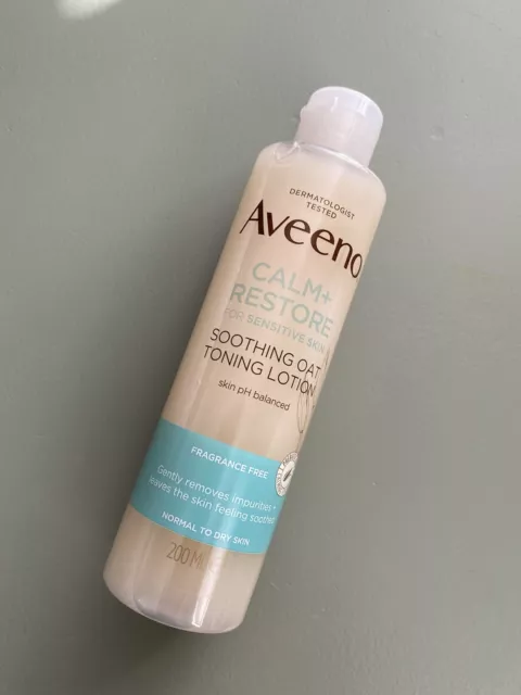 Aveeno Calm + Restore für empfindliche Haut beruhigende Hafer Toning Lotion 200ml