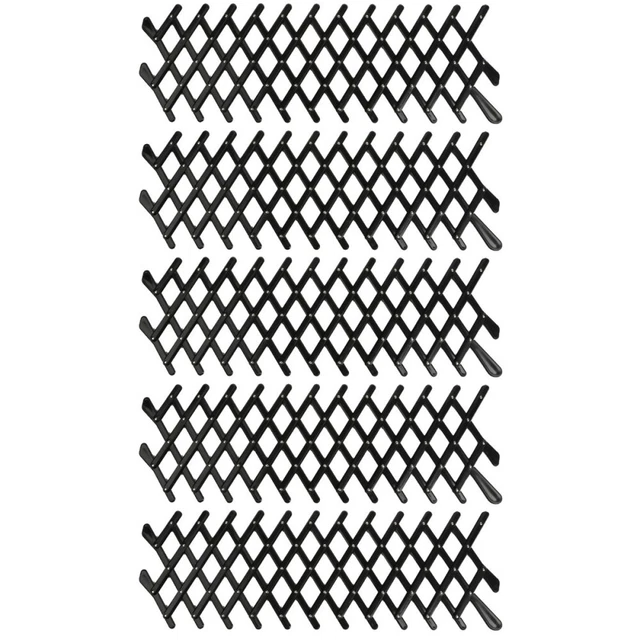 Recinzione Giardino Outsunny 300x103cm - Regolabile In Metallo E Alluminio Marrone - Foto 8