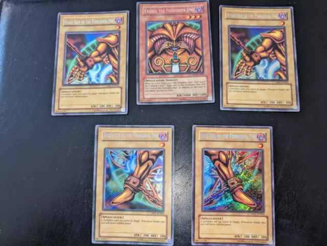 Yu-Gi-Oh! - Exodia the forbidden one - UBP1 SET ( Has 2 Right Arms) - UBP1-EN005