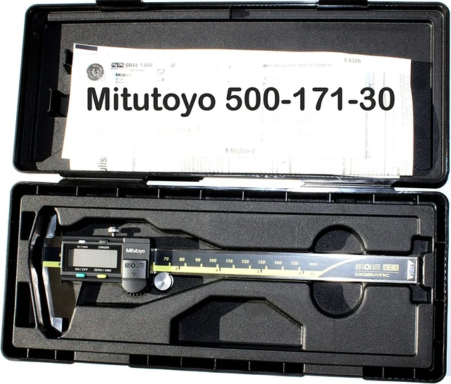 Mitutoyo 500-173-30 Digimatic Caliper, 12"/300mm Range, .0005"/0.01mm Resolution