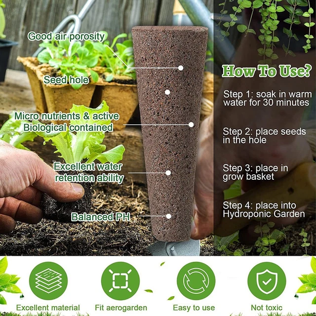 Tour hydroponique, système de culture aquaponique verticale, kit de culture aéroponique sans sol pour herbes, fruits et légumes avec pompe hydratante, minuterie, adaptateur, lit de semis et pots en fi Tour hydroponique, système de culture aquaponique verticale, kit de culture aéroponique sans sol pour herbes, fruits et légumes avec pompe hydratante, minuterie, adaptateur, lit de semis et pots en fi