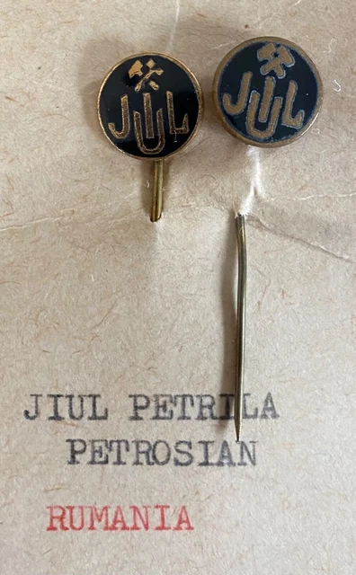 Spille Da Bavero Bandiera Romania - Set Di Spille Metalliche Per Zaini E Abiti