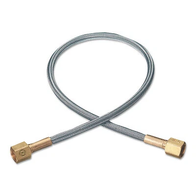 Stainless Steel Flexible Pigtails, Pigtail, 3,000 Psig, Stainless Steel, 12 In