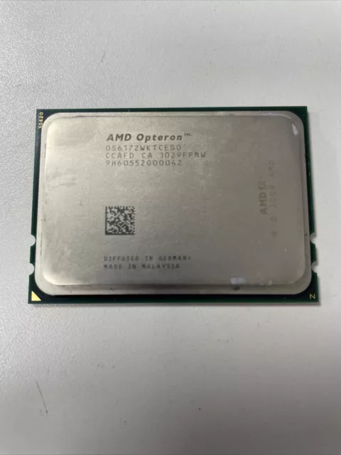 AMD Opteron 6172 OS6172WKTCEG0 12 Core 2.10GHz Socket G34 Processor CPU