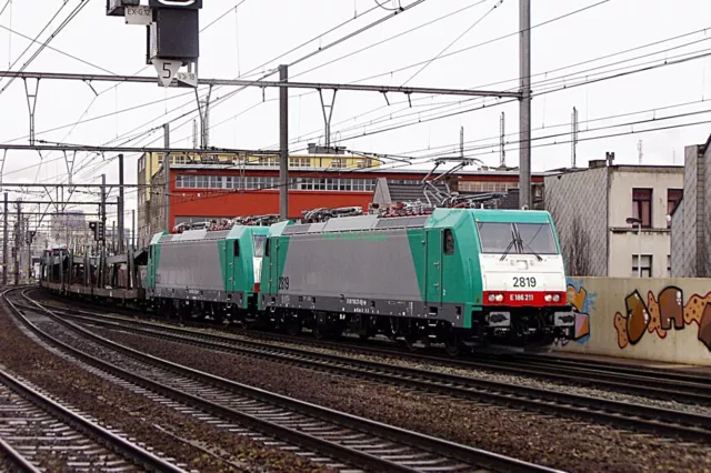 F10 6x4 Glossy Photo SNCB Class 28 2834 @ Antwerpen Berchem