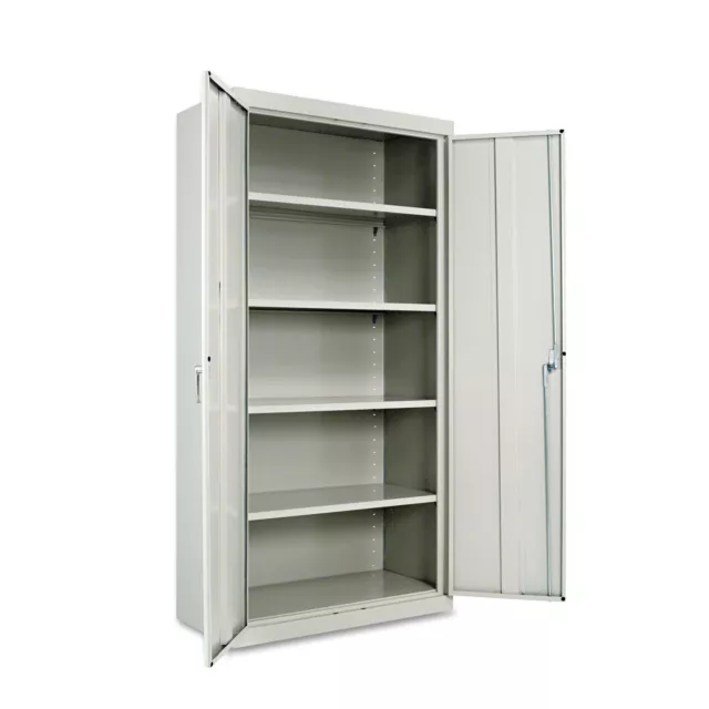 Alera Assembled 72" High Storage Cabinet w/Adjustable Shelves 36w x 18d Light