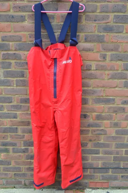 MUSTO SAILING Offshore Salopettes / Trousers Rib Sailing Boat SIZE Large