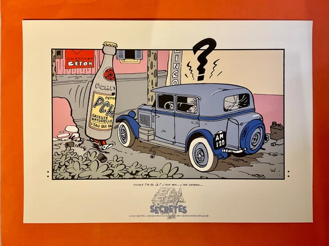Gaston – Dossier De Presse Rare Merci Gaston – 1989 – Avec Sérigraphie