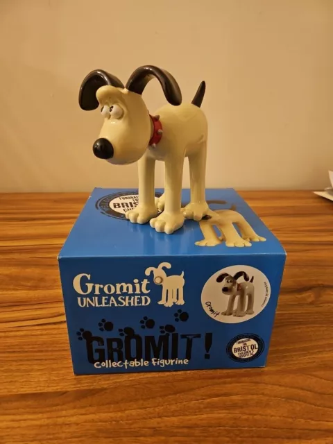 Gromit Unleashed Figurine Original Wallace and Gromit Boxed T1