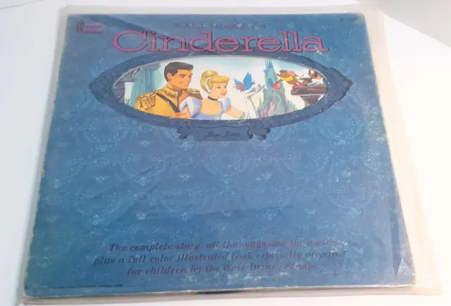 Walt Disney’s Cinderalla 1962 Lp Record ~ Acceptable ~ (Please Review Listing)