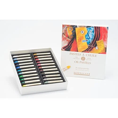 Sennelier Oil Pastel Set 24 Count  Multicolor